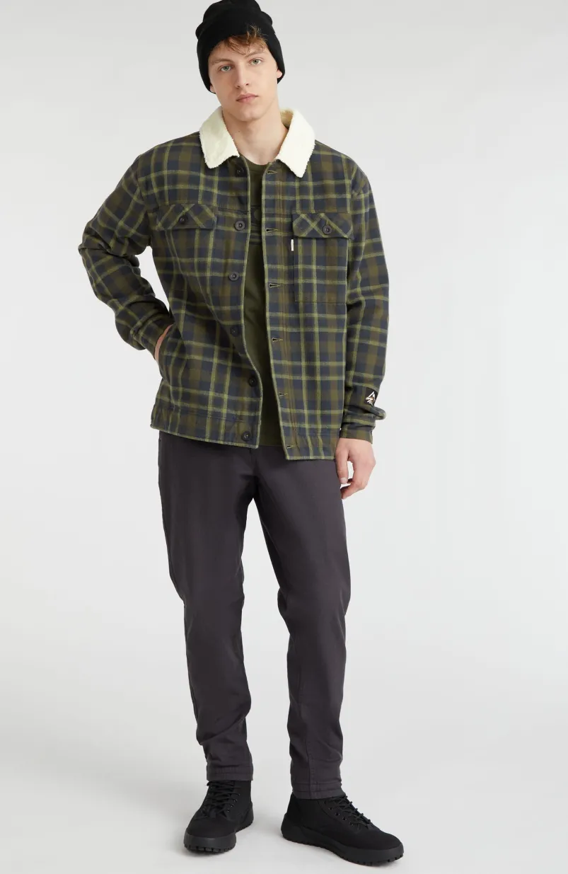 Jas Fleece-Lined | Blue Shirt Check