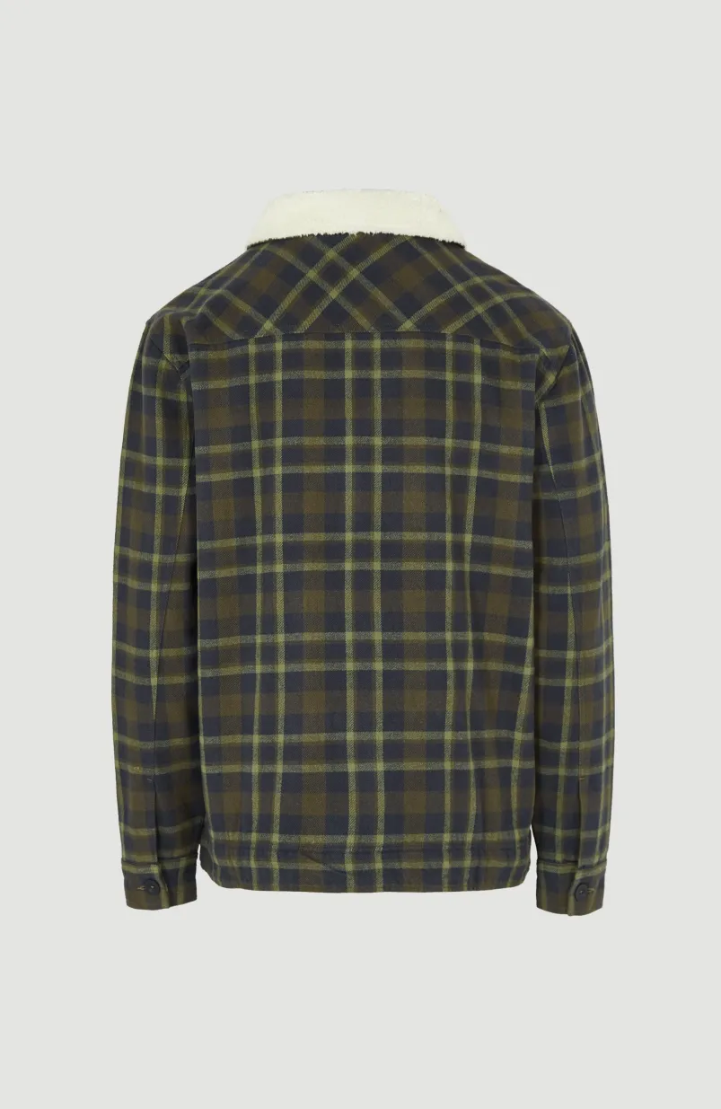 Jas Fleece-Lined | Blue Shirt Check