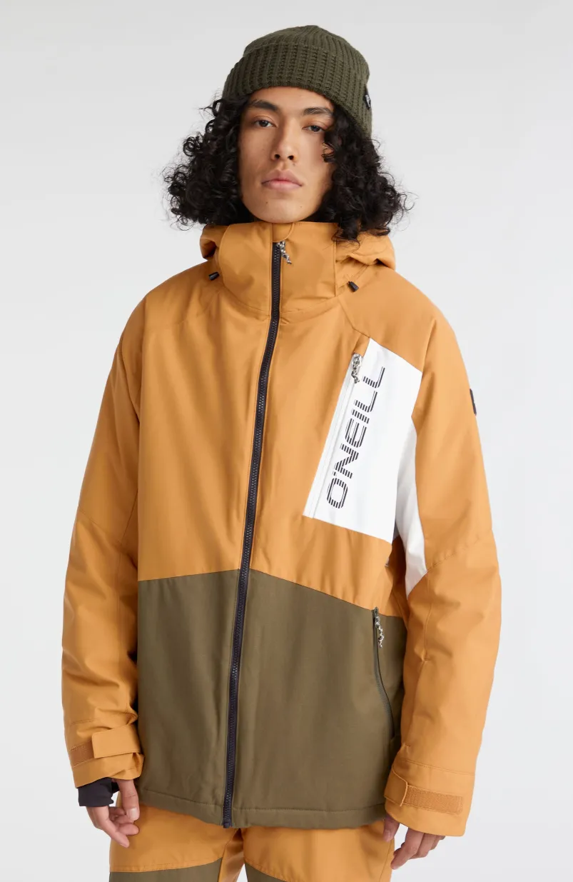 Jas Jacksaw | Rich Caramel Colour Block