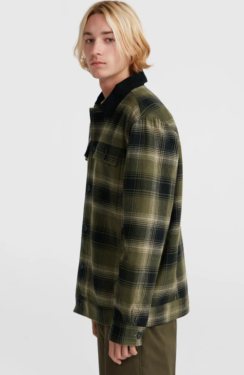 Jas Met Fleecevoering | Green Check Small