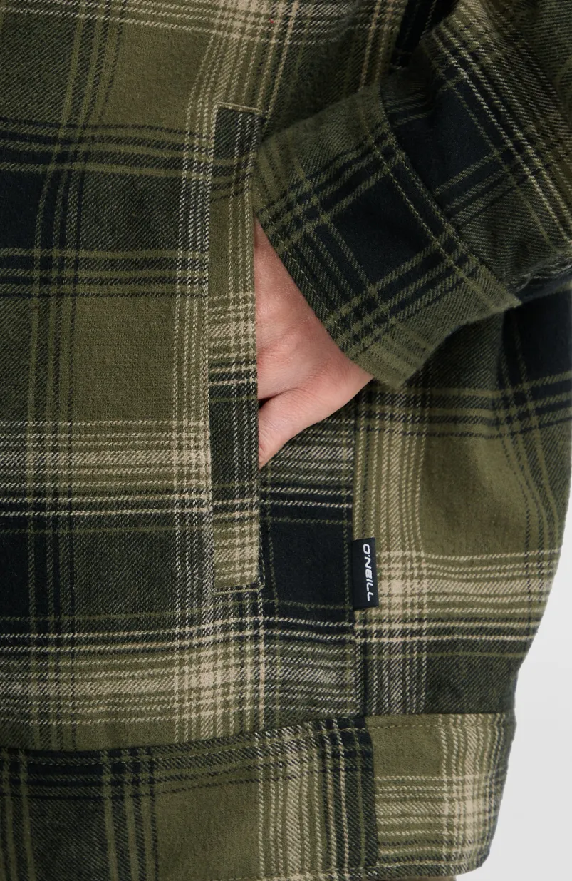 Jas Met Fleecevoering | Green Check Small