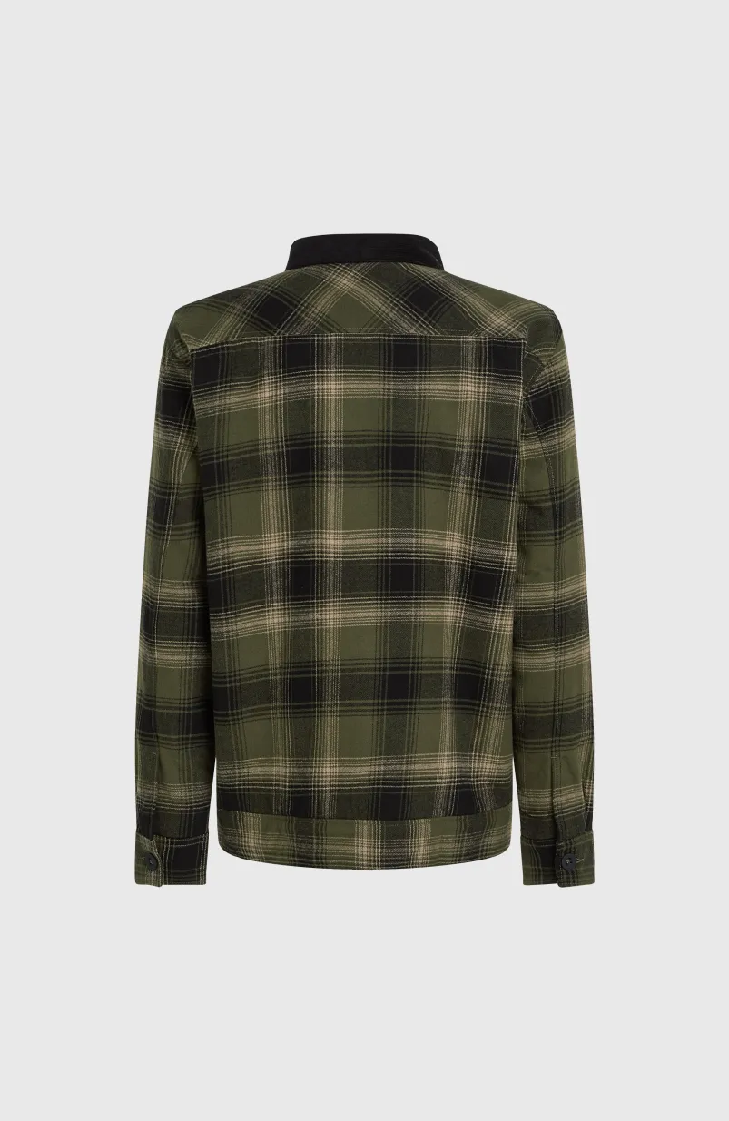 Jas Met Fleecevoering | Green Check Small