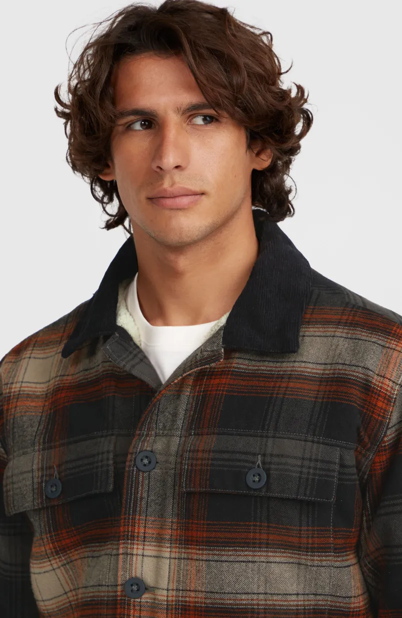 Jas Met Fleecevoering | Grey Check Small