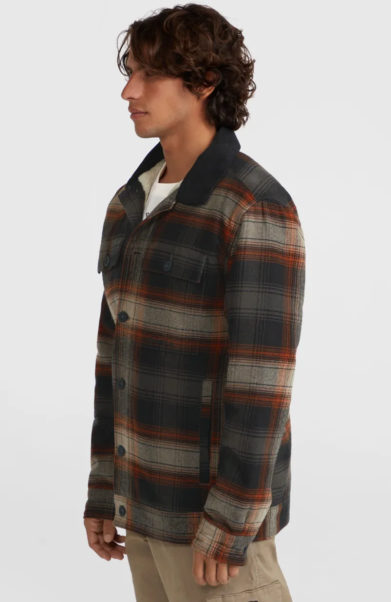 Jas Met Fleecevoering | Grey Check Small