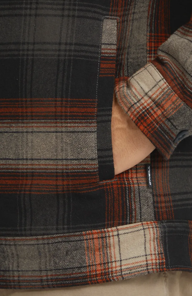 Jas Met Fleecevoering | Grey Check Small