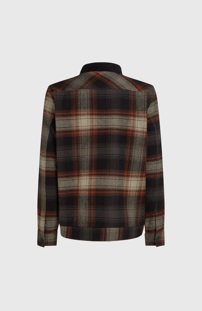 Jas Met Fleecevoering | Grey Check Small