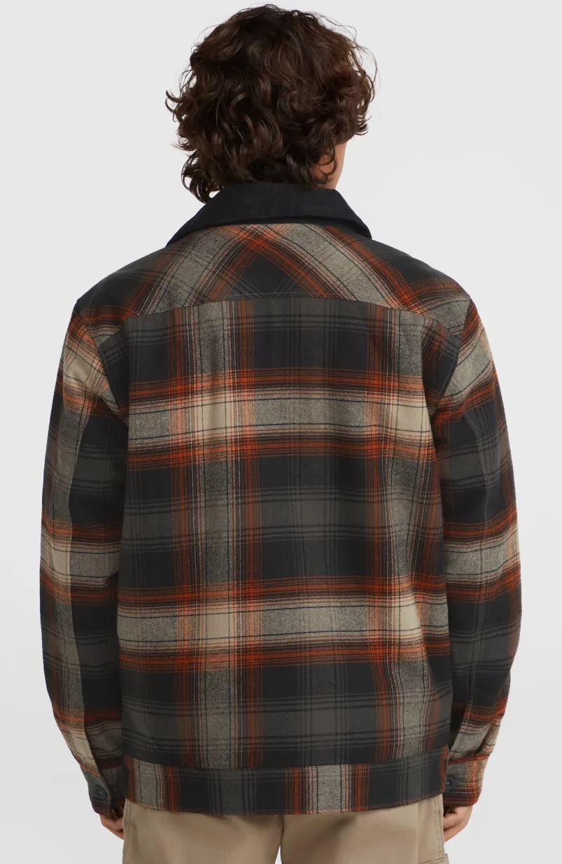 Jas Met Fleecevoering | Grey Check Small