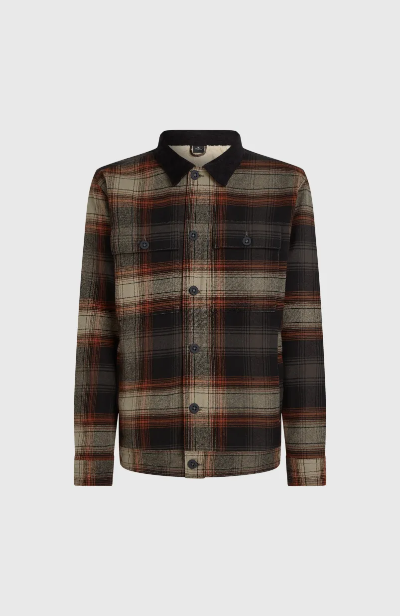 Jas Met Fleecevoering | Grey Check Small