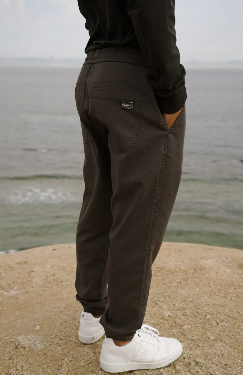 Joggingbroek Woven Chino | Raven