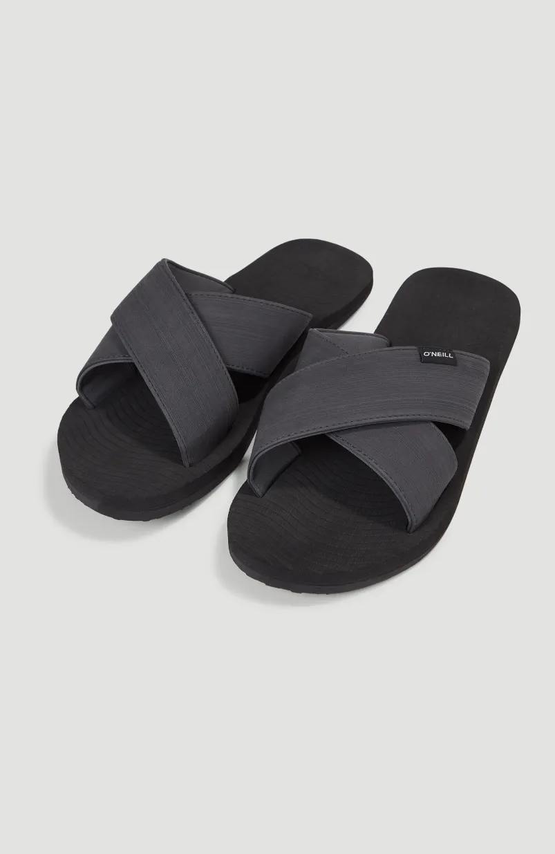 Koosh Cross Over BLOOM™ Slippers | Black Out
