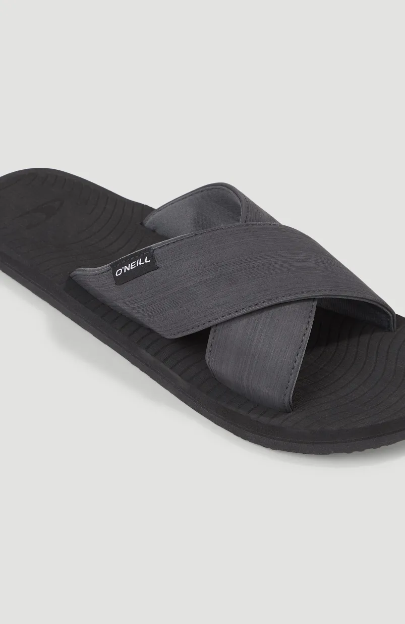 Koosh Cross Over BLOOM™ Slippers | Black Out