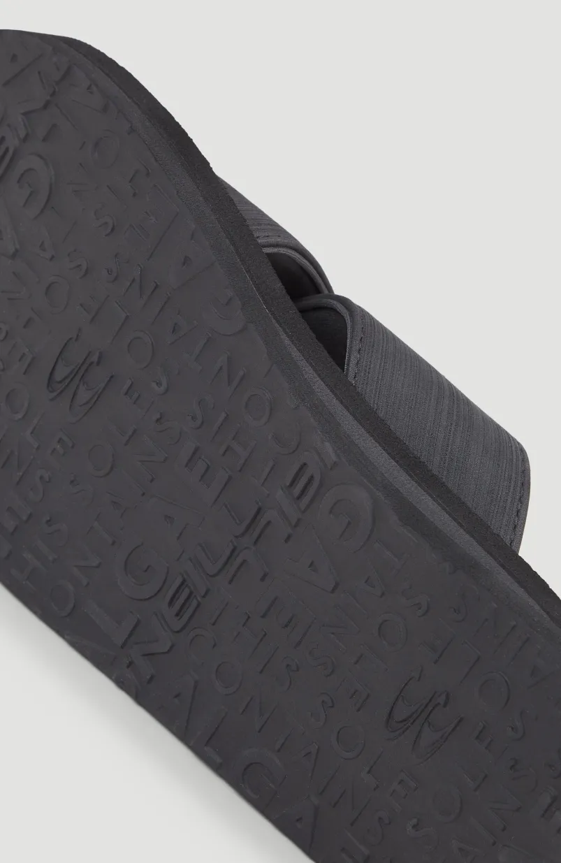 Koosh Cross Over BLOOM™ Slippers | Black Out