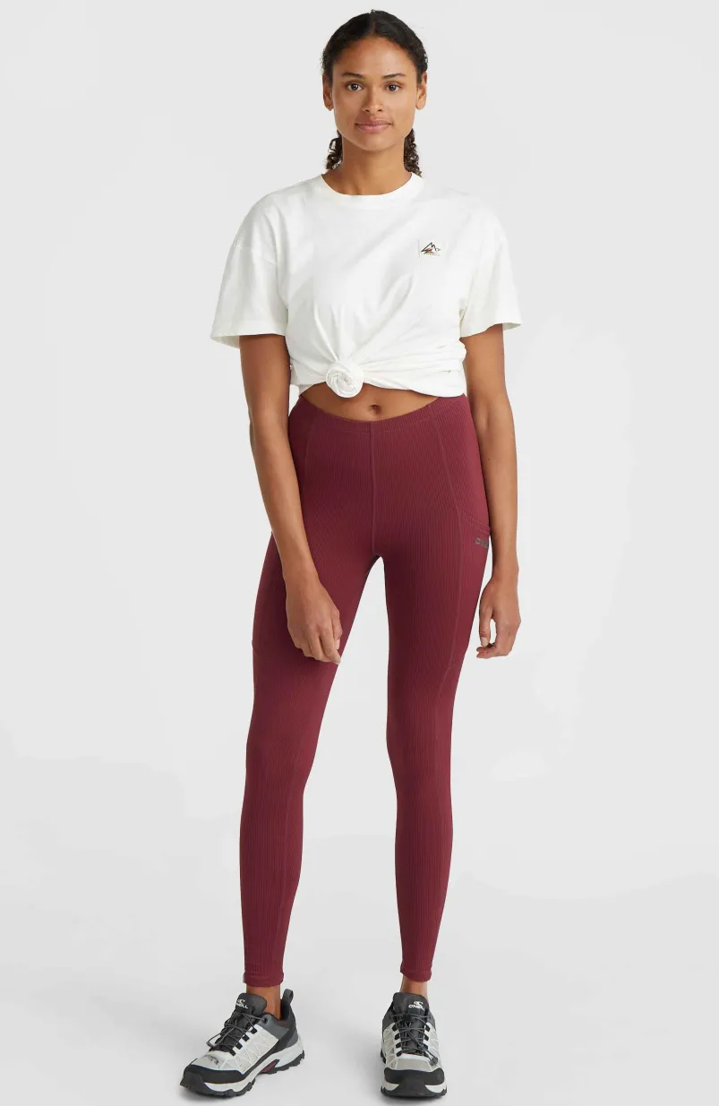Legging O'Neill TRVLR Series Ribbed | Windsor Wine