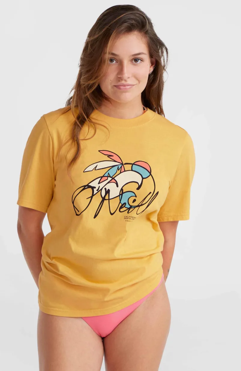 Luano Graphic T-shirt | Golden Haze