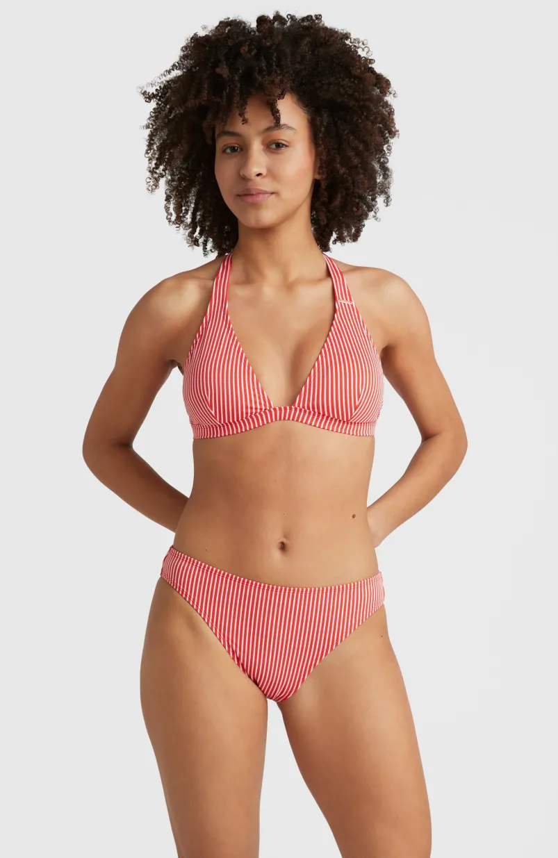 Marga - Cruz Halterbikiniset | Red Simple Stripe