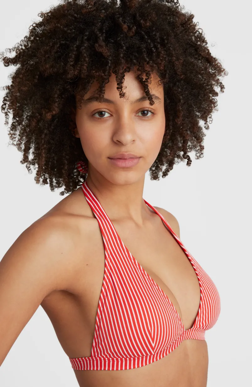 Marga - Cruz Halterbikiniset | Red Simple Stripe