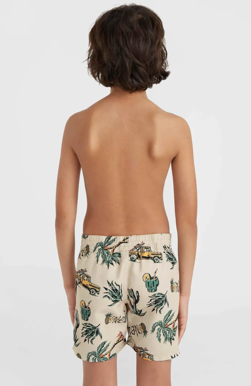 Mix And Match Cali Print 13'' Zwembroek | Beige Venice Beach