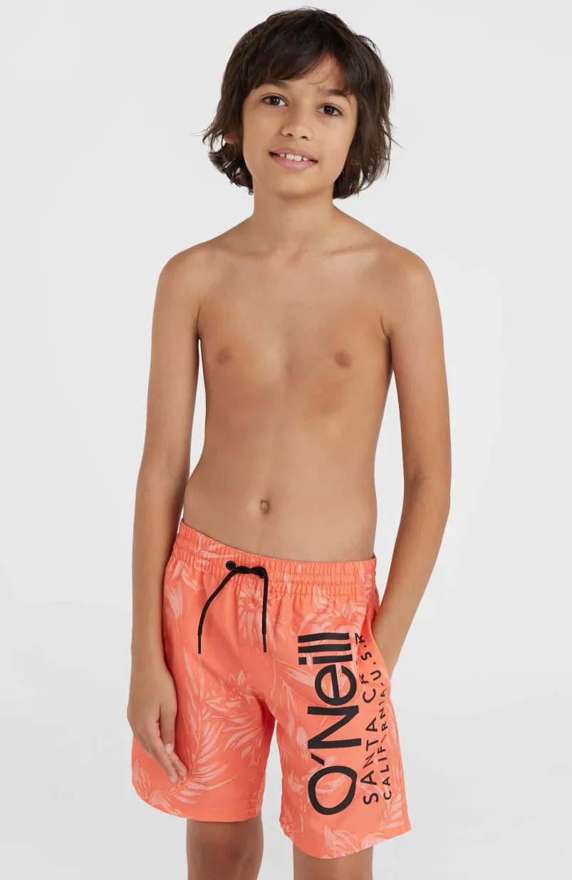 Mix And Match Cali Floral 14'' Zwembroek | Living Coral Tonal Tropicana