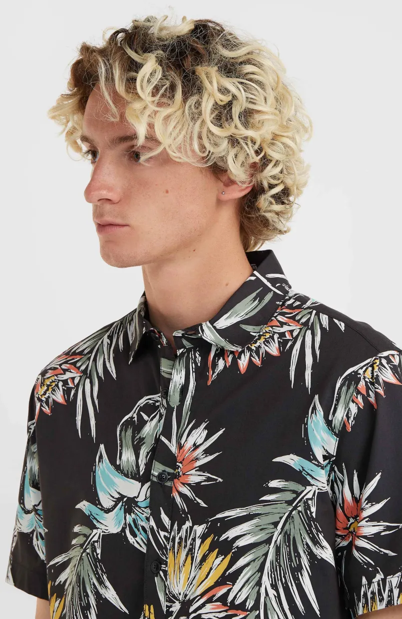 Mix And Match Floral Overhemd | Black Tropicana