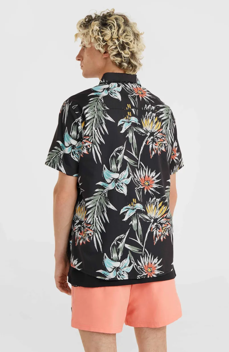 Mix And Match Floral Overhemd | Black Tropicana