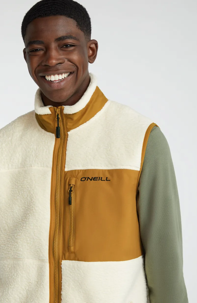 Mouwloos Vest High-Pile | Muslin