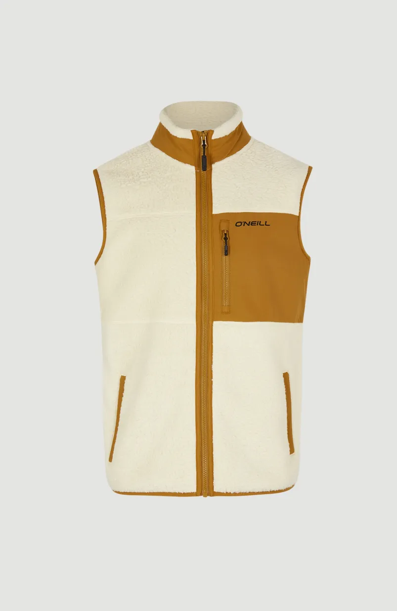 Mouwloos Vest High-Pile | Muslin