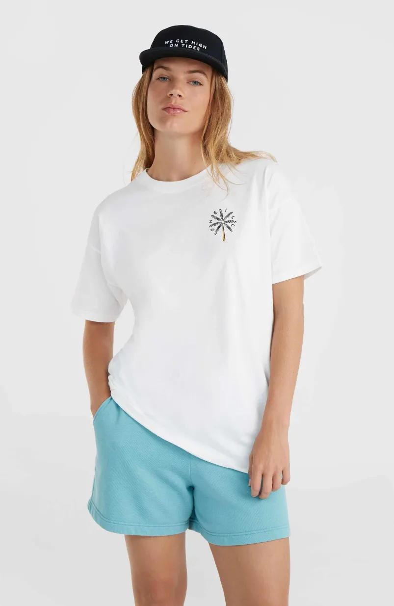 O'Neill Beach Vintage High On Tides T-shirt | Snow White