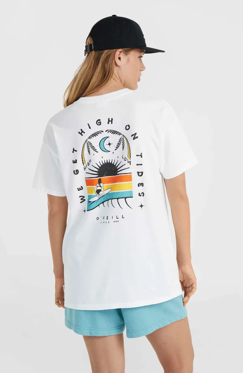 O'Neill Beach Vintage High On Tides T-shirt | Snow White