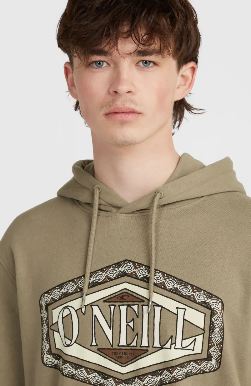 O'Neill Front Print Hoodie | Concrete