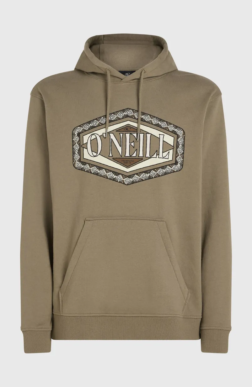 O'Neill Front Print Hoodie | Concrete
