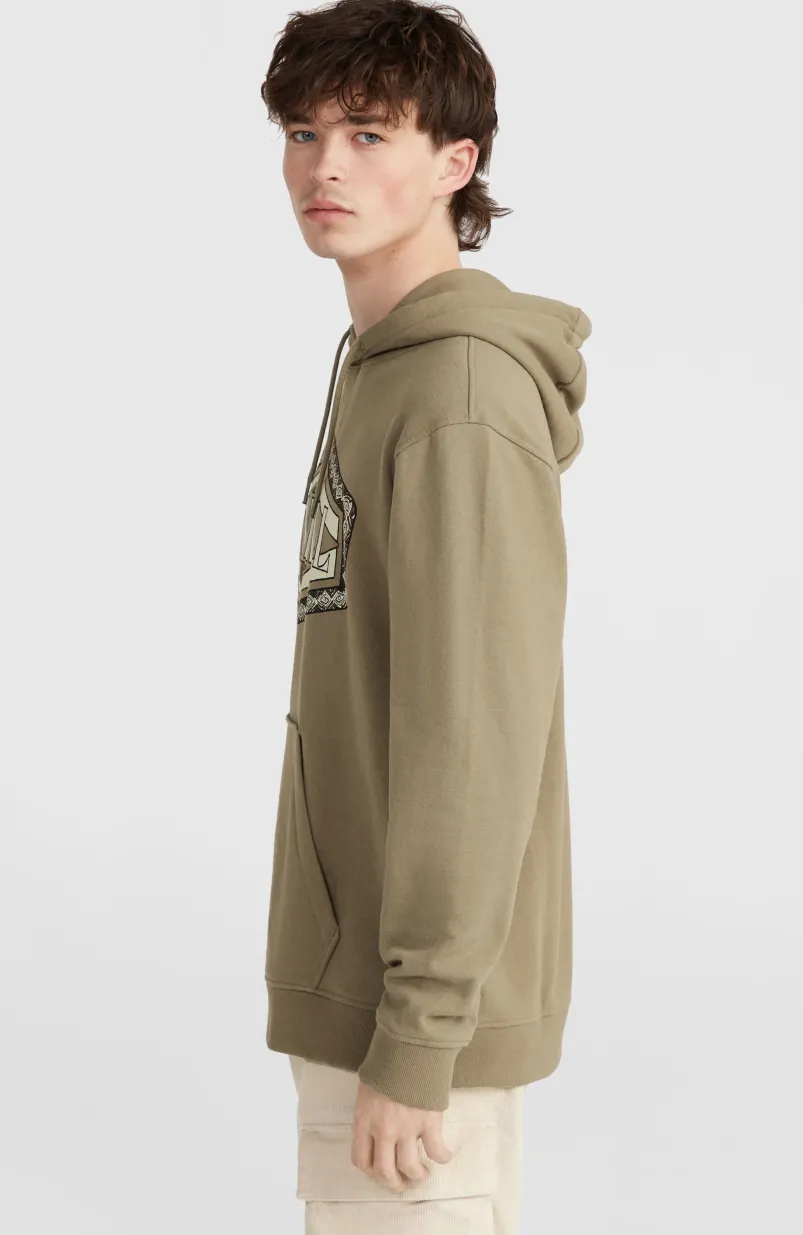 O'Neill Front Print Hoodie | Concrete