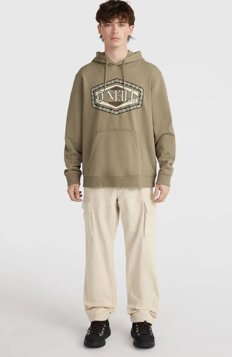 O'Neill Front Print Hoodie | Concrete