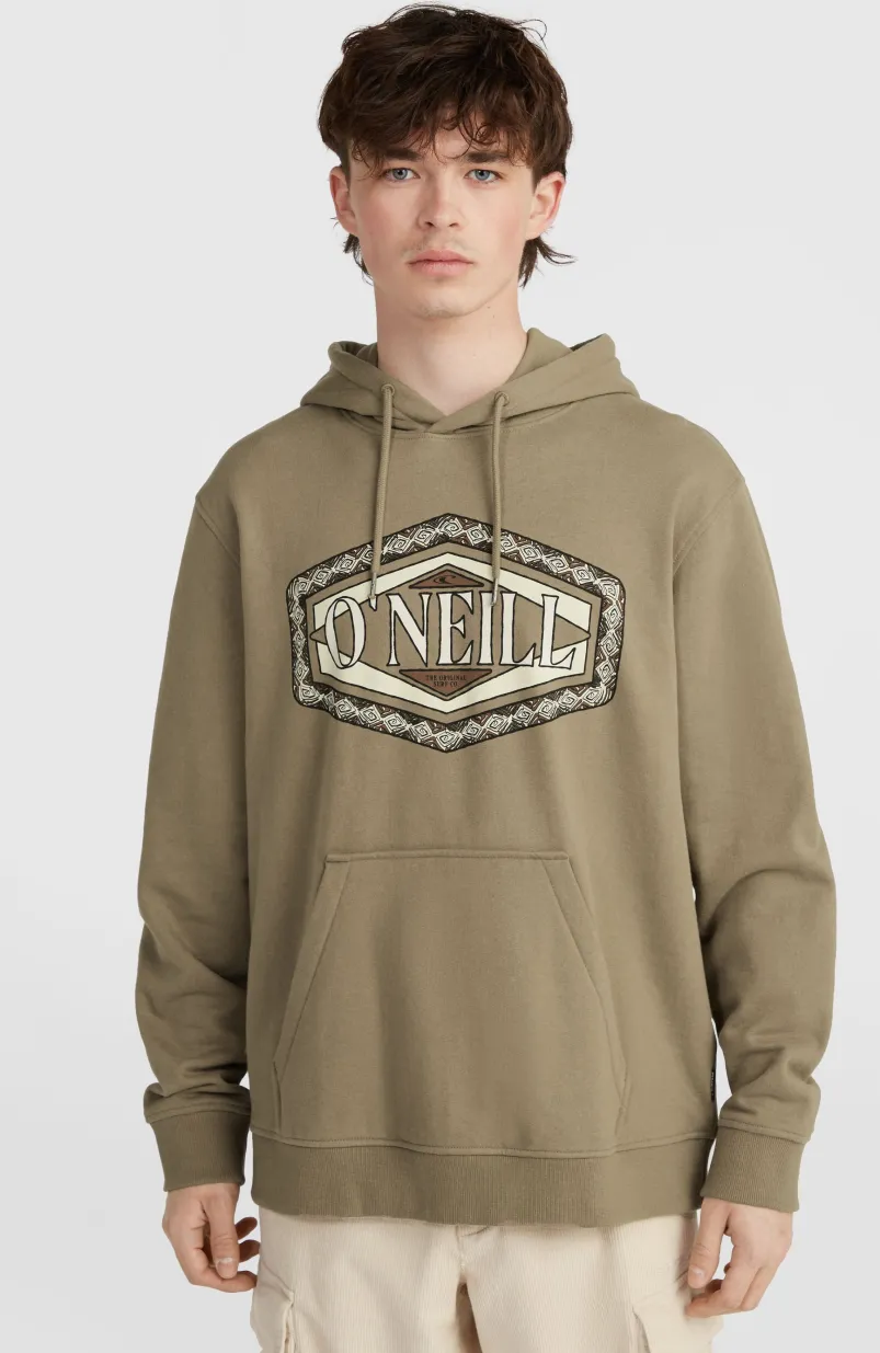 O'Neill Front Print Hoodie | Concrete