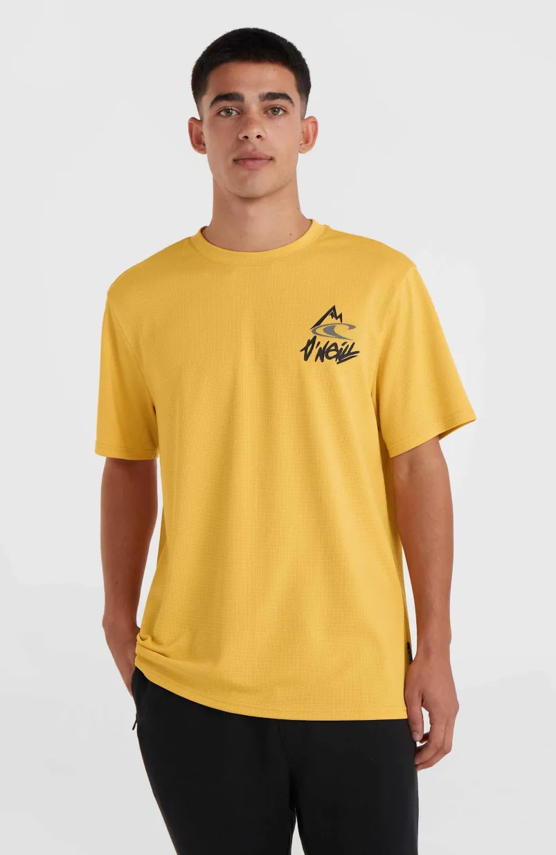 O'Neill Hybrid Logo Polygiene T-shirt | Golden Haze