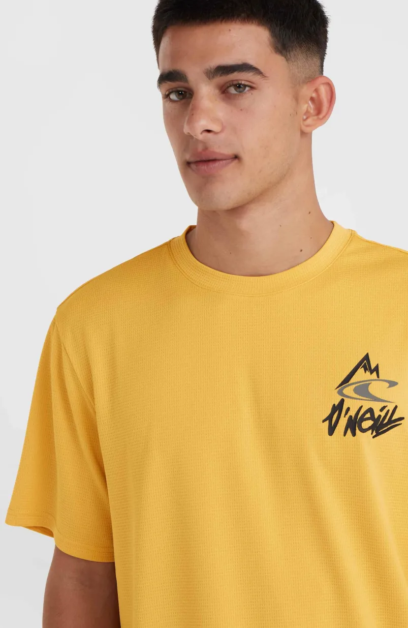 O'Neill Hybrid Logo Polygiene T-shirt | Golden Haze