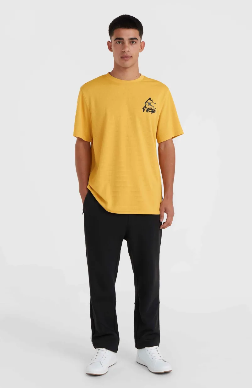 O'Neill Hybrid Logo Polygiene T-shirt | Golden Haze