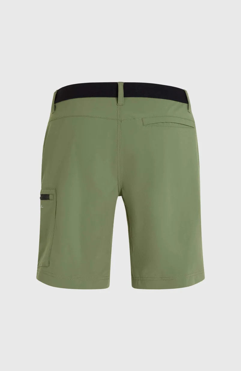 O'Neill TRVLR Series Stretch Short | Deep Lichen Green