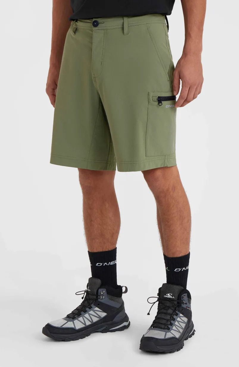 O'Neill TRVLR Series Stretch Short | Deep Lichen Green