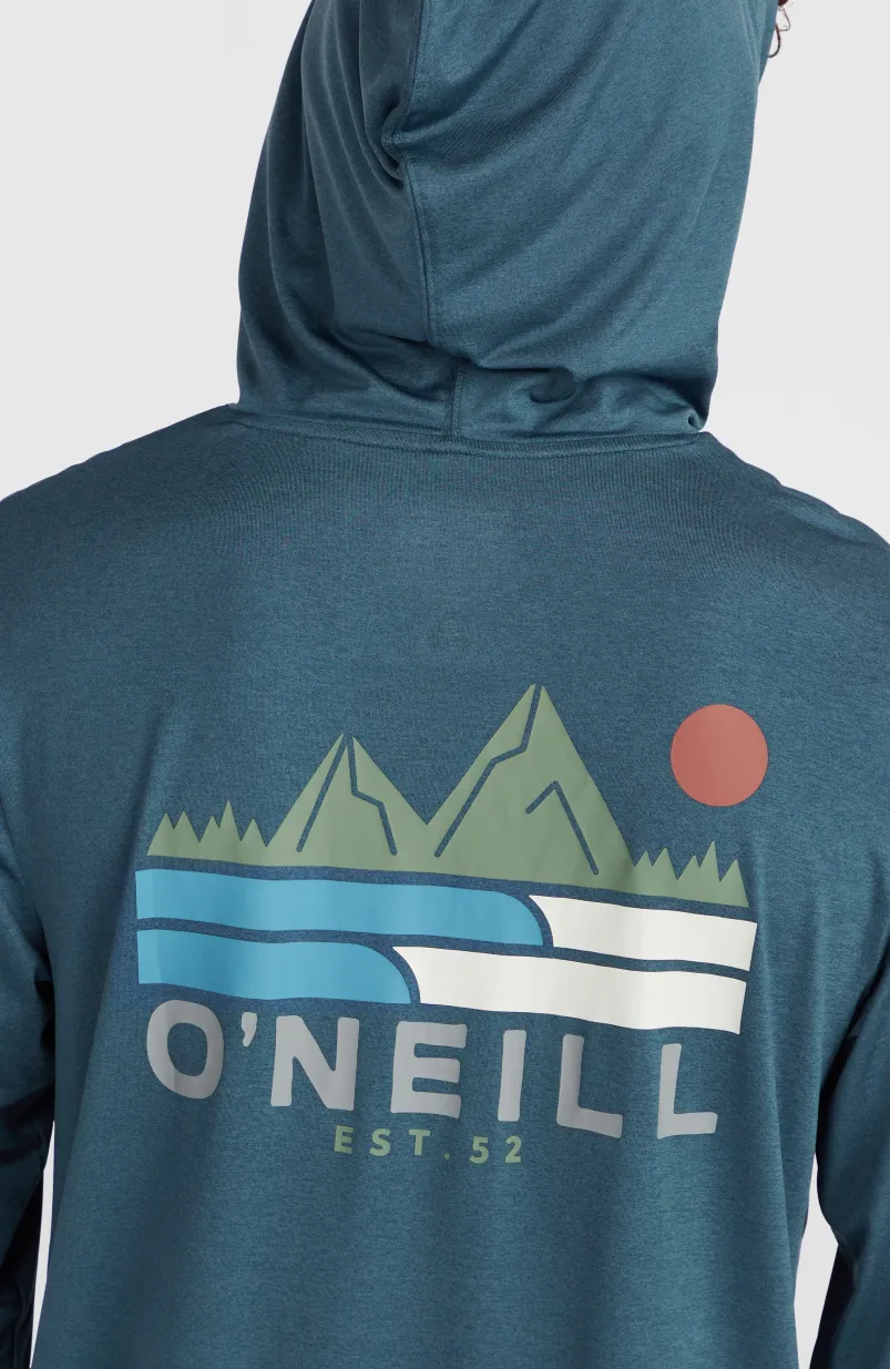 O'Neill TRVLR Series UPF Shirt Met Lange Mouwen En Capuchon | Midnight Navy