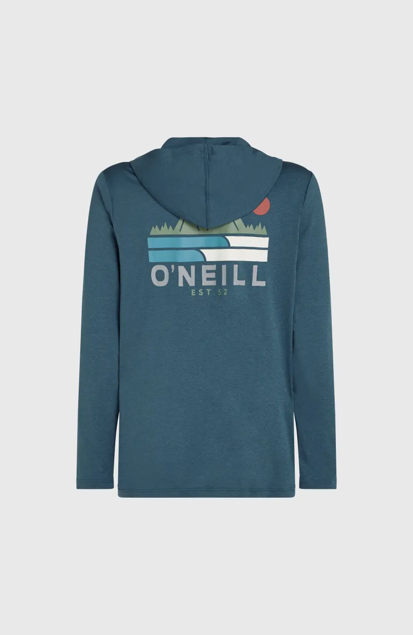 O'Neill TRVLR Series UPF Shirt Met Lange Mouwen En Capuchon | Midnight Navy