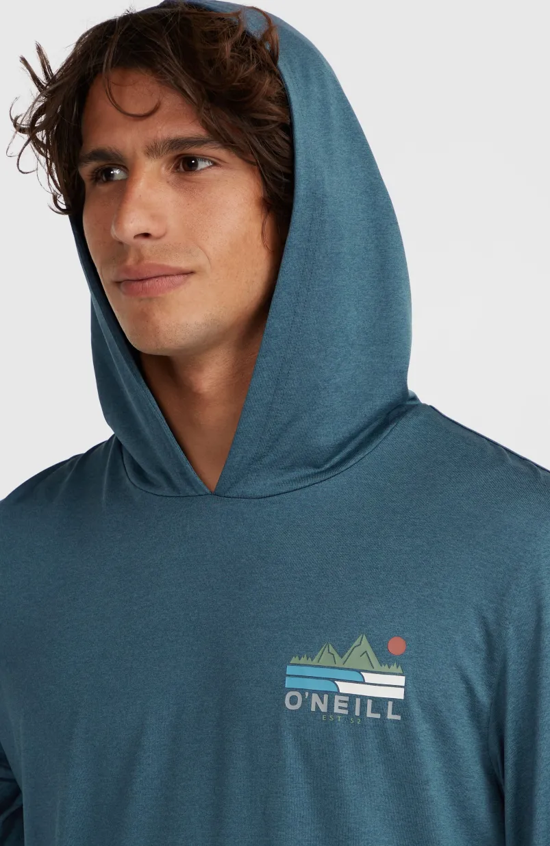 O'Neill TRVLR Series UPF Shirt Met Lange Mouwen En Capuchon | Midnight Navy