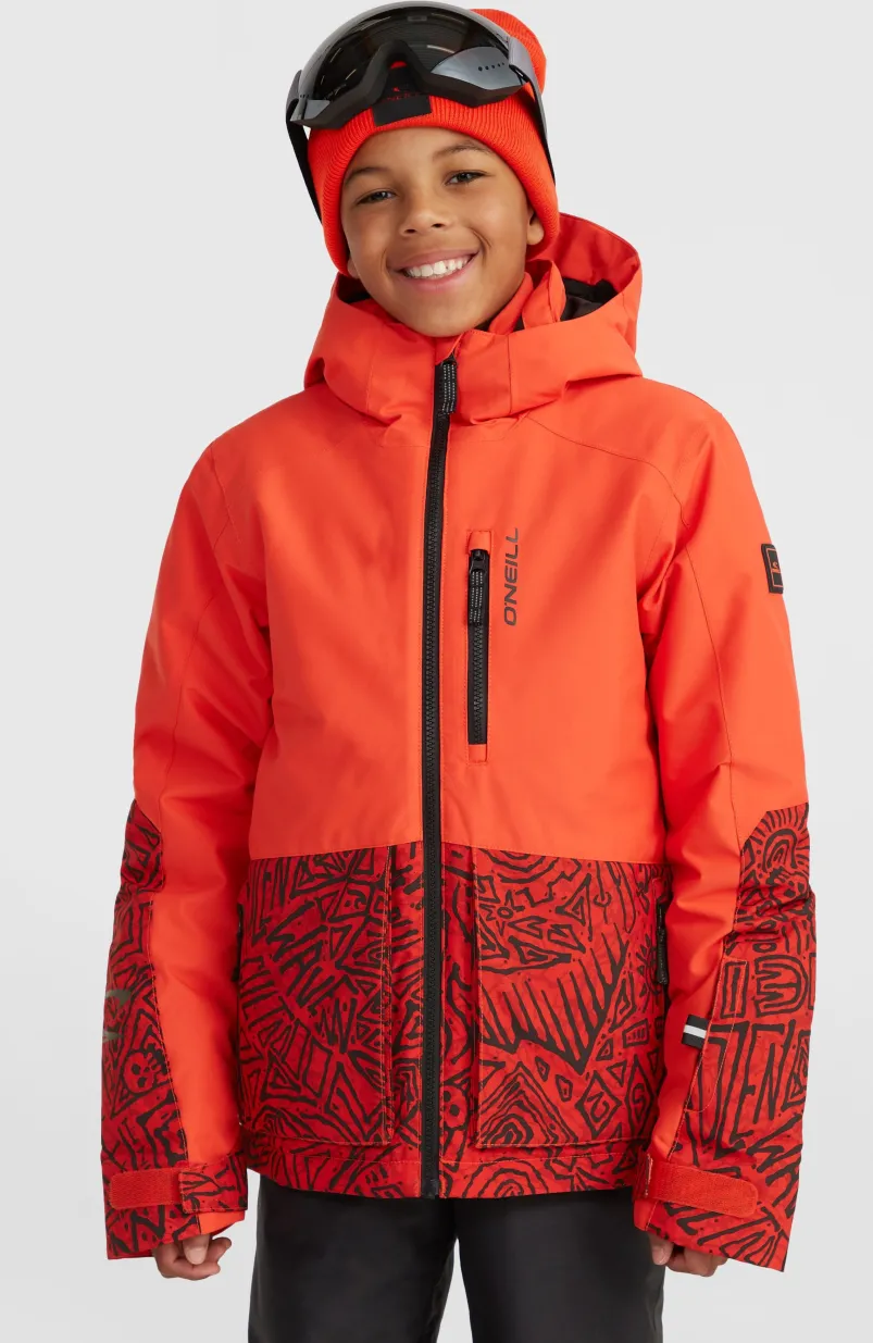 O'Riginals Block Wintersportjas | Red Sketcheritage