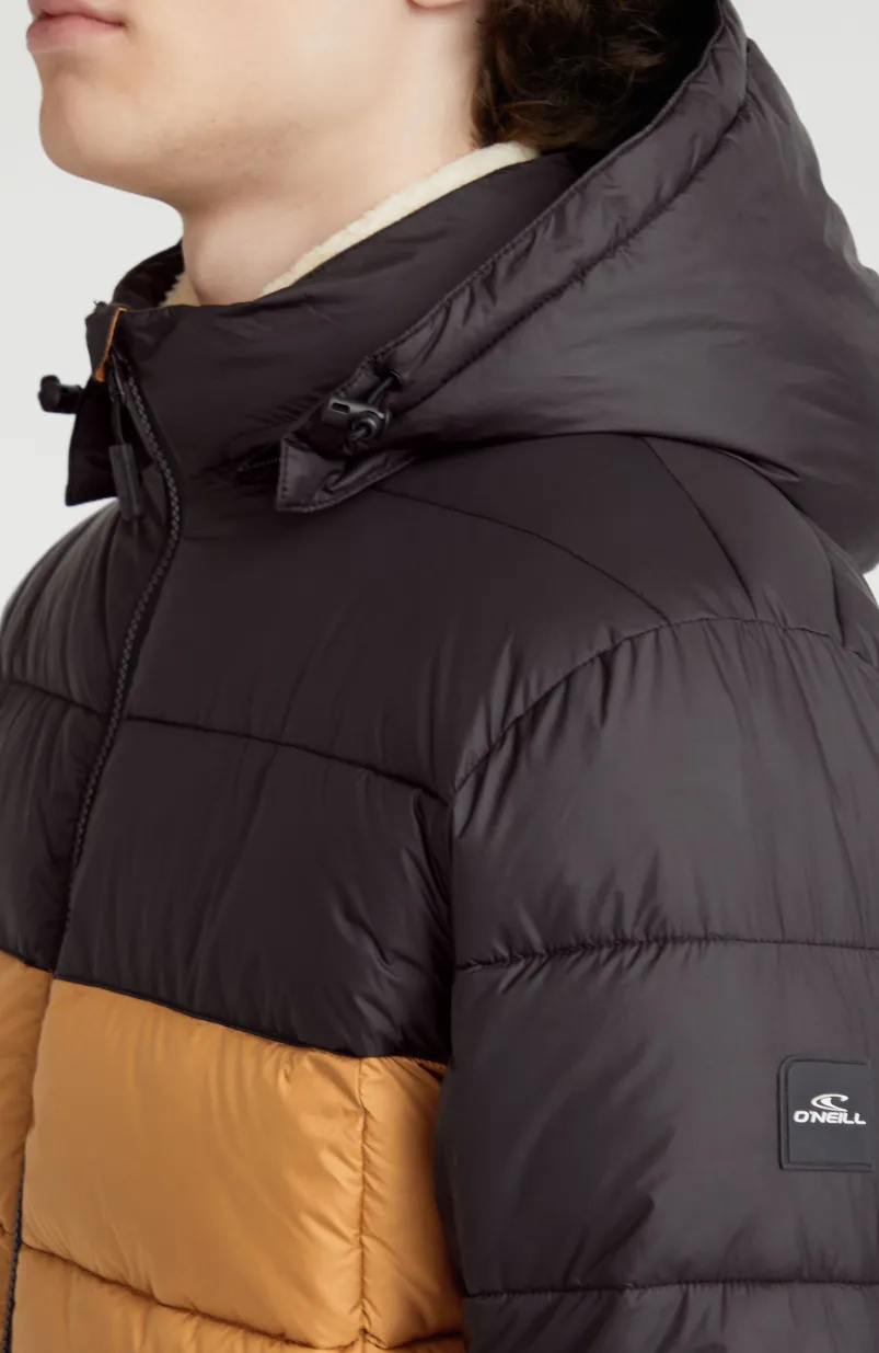 O'Riginals Pufferjas | Rich Caramel Colour Block