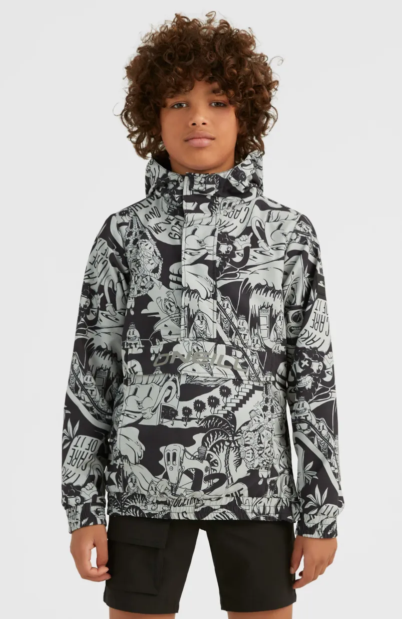 Outdoor Anorak Jas | Black Oyster