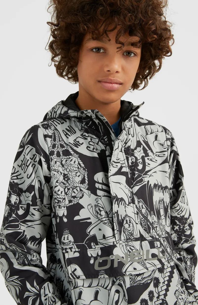 Outdoor Anorak Jas | Black Oyster