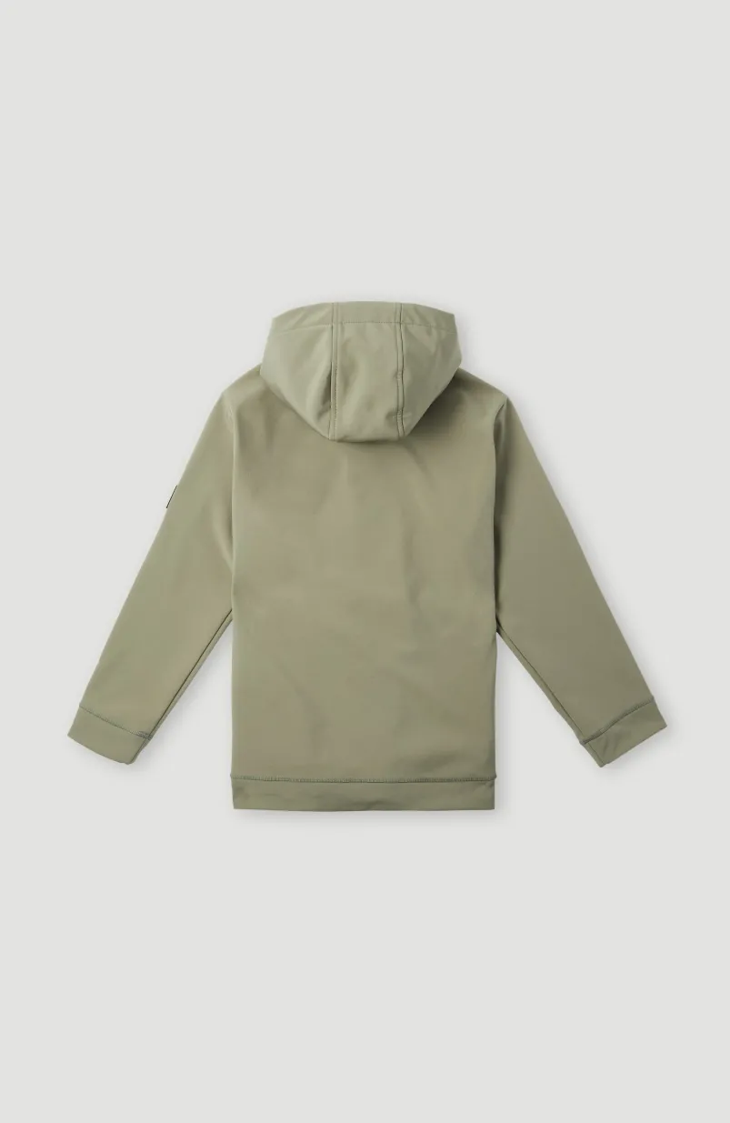 Outdoor Softshell Jas | Deep Lichen Green