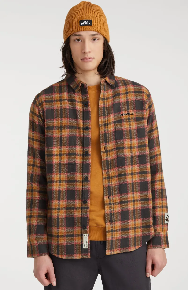 Overhemd O'Neill TRVLR Series Flannel Check | Beige Shadow Check
