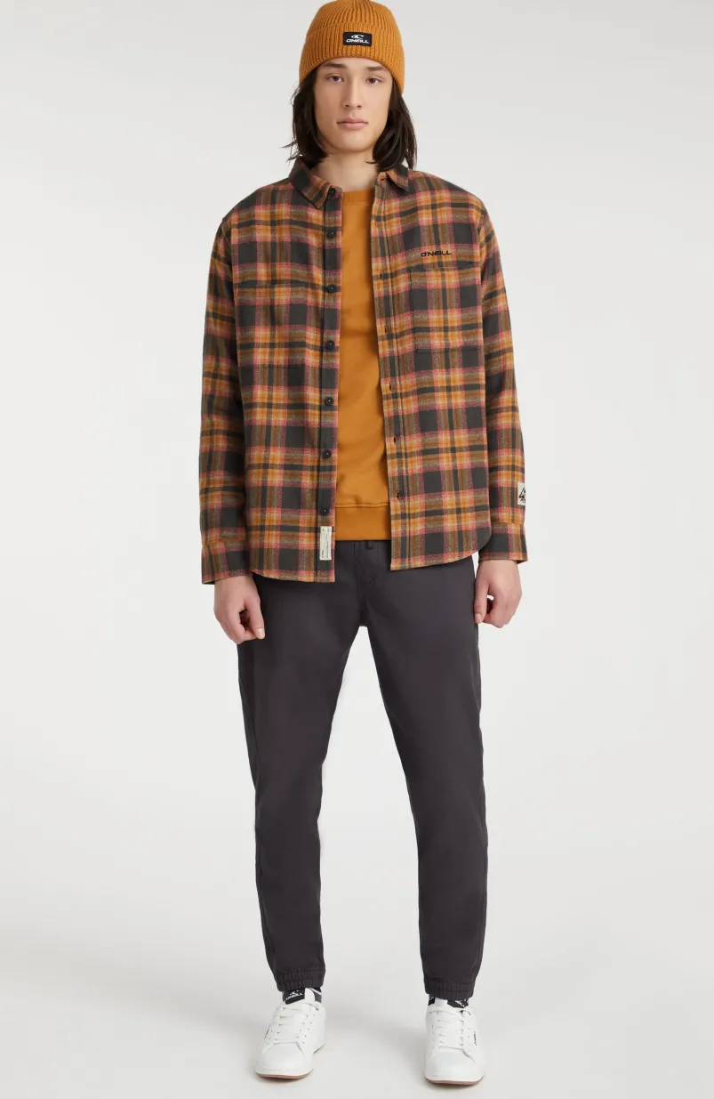 Overhemd O'Neill TRVLR Series Flannel Check | Beige Shadow Check