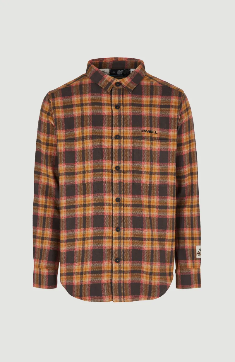 Overhemd O'Neill TRVLR Series Flannel Check | Beige Shadow Check
