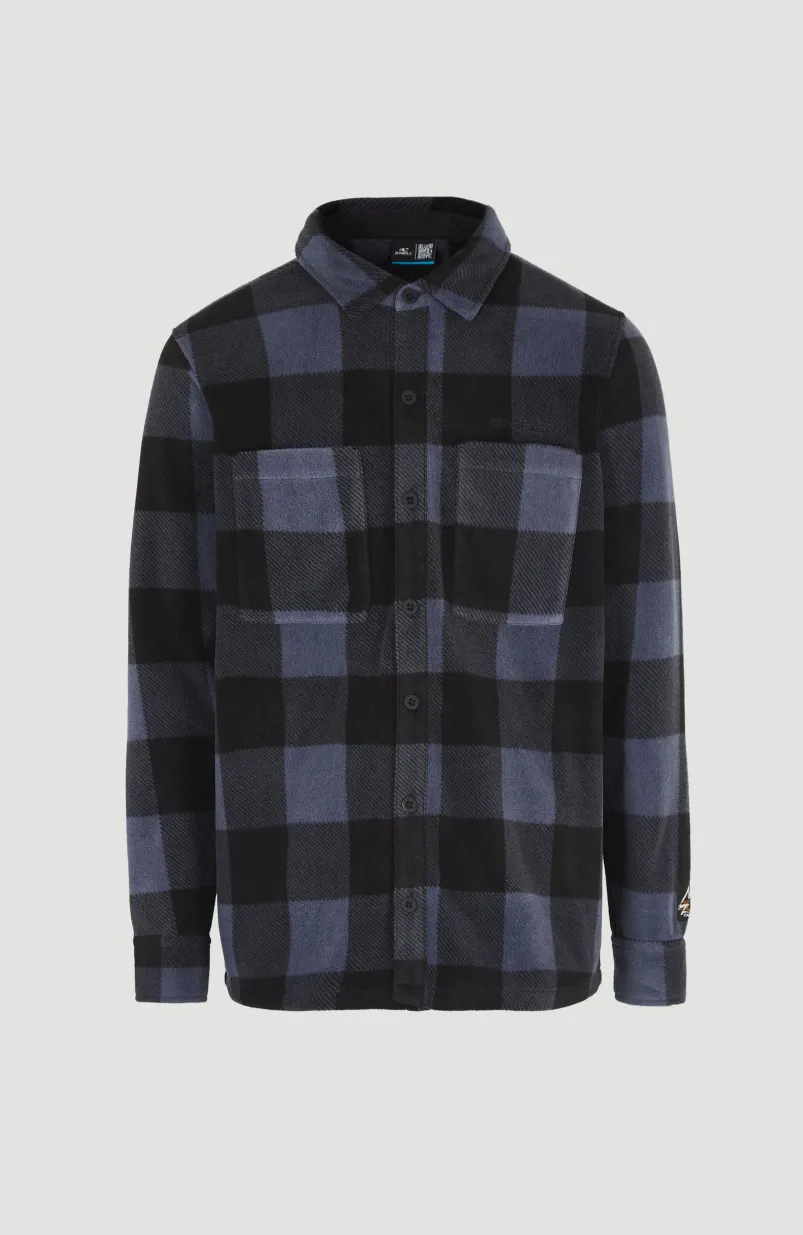 Overhemd Superfleece | Blue Utility Check